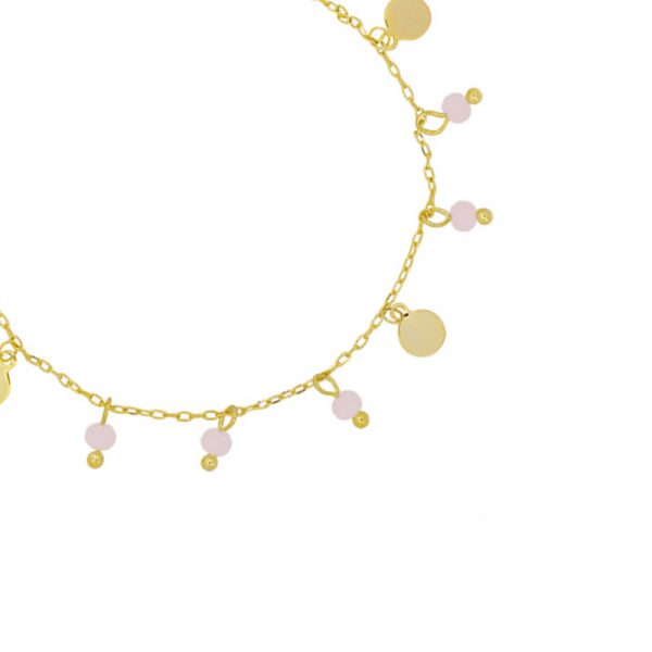 Beaded roze goud