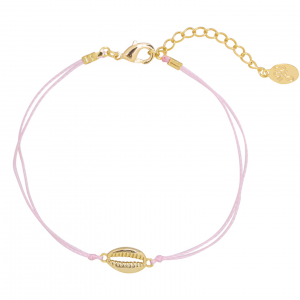 Armband shell light pink