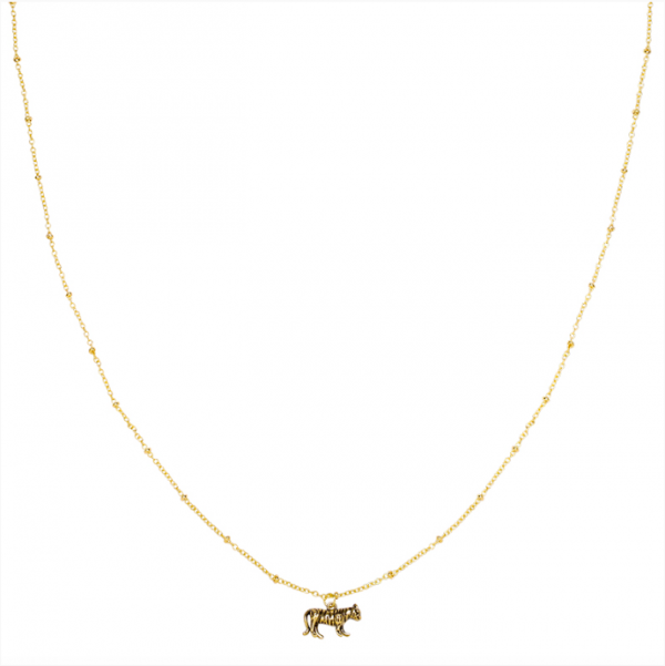 Ketting wild tiger goud